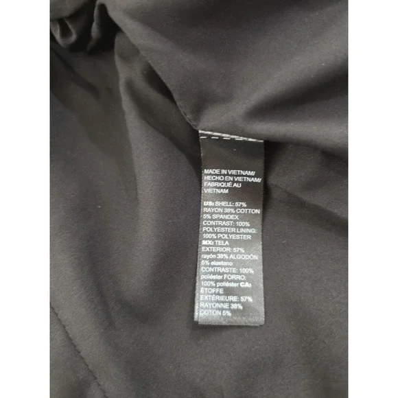 White House Black Market Women Plaid Front Zip Jacket Size 12 - Picture 12 of 12